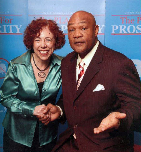 Susan Berkley with George Foreman