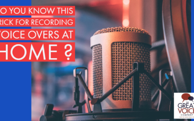 Do you know this trick for recording voice overs at home